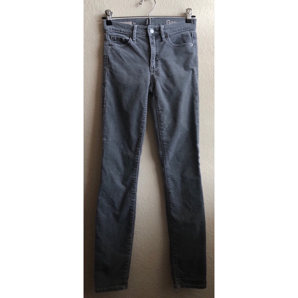 Gap Gray Corduroy Skinny Pants